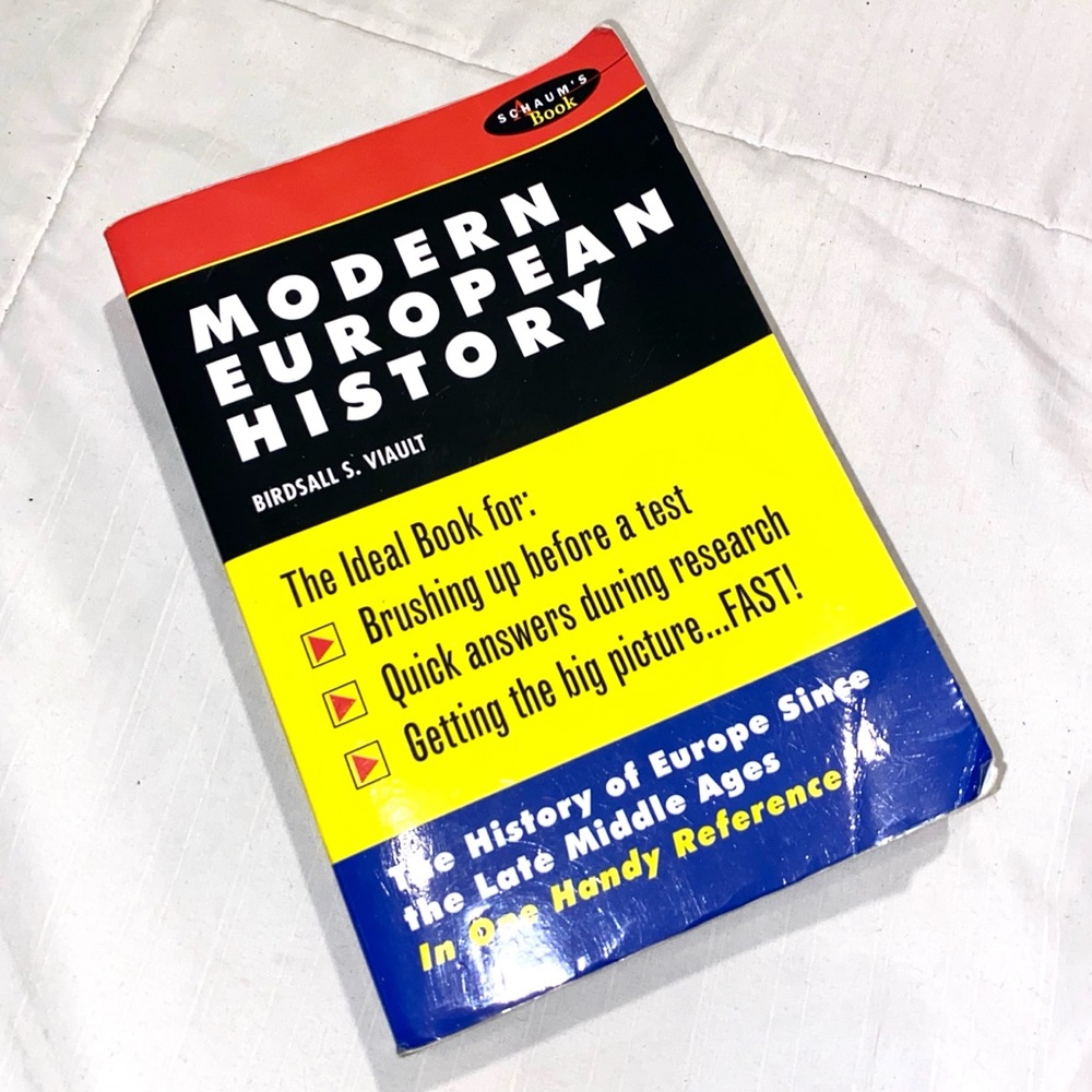 MODERN EUROPEAN HISTORY BOOK
